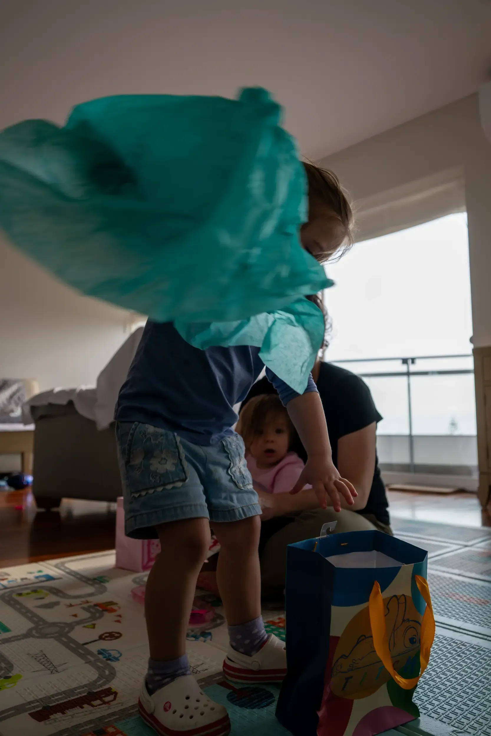 Sonja helped open some of my presents