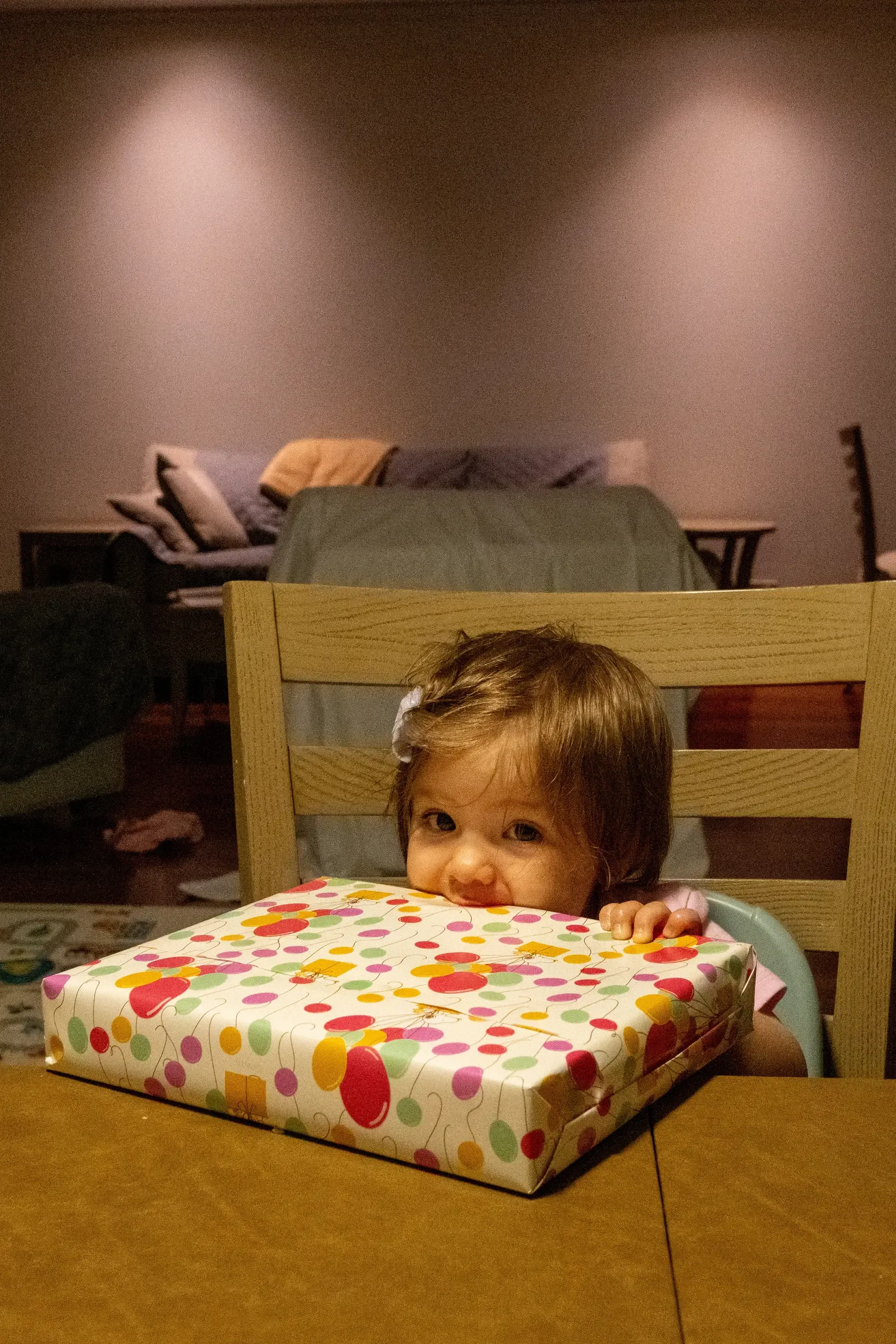 Wrapping paper is not as good as cake or pie, but you can still eat it