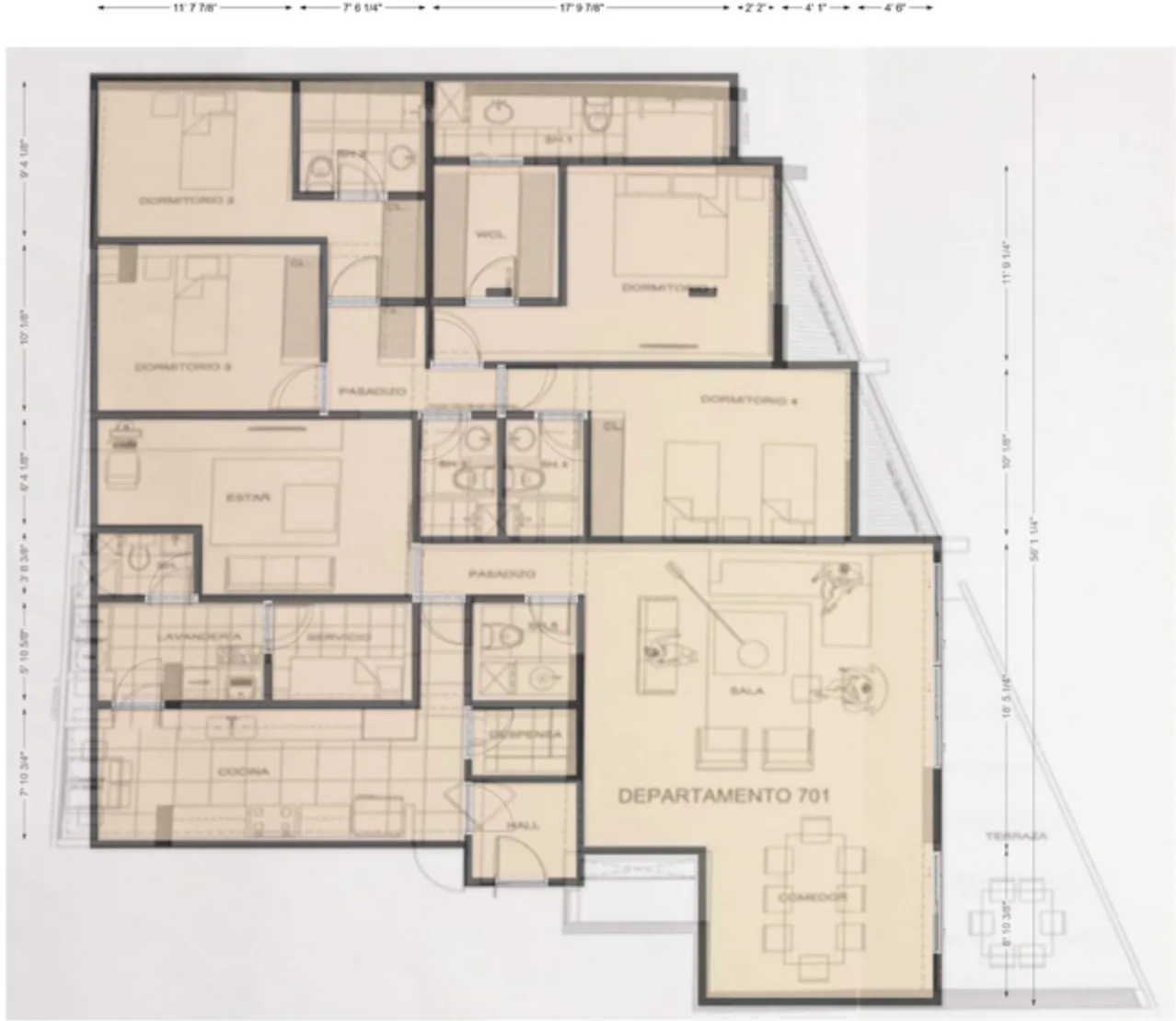 Apartment floor plan